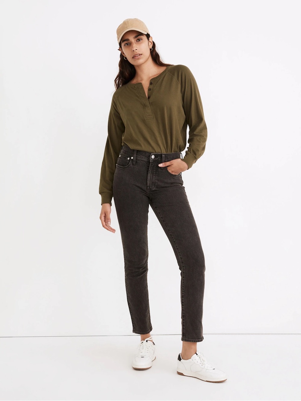 Madewell The Mid-Rise Perfect Vintage Jean in Lunar Wash